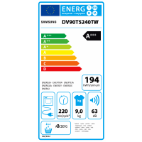 Dv90t5240tw energie