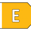 E right